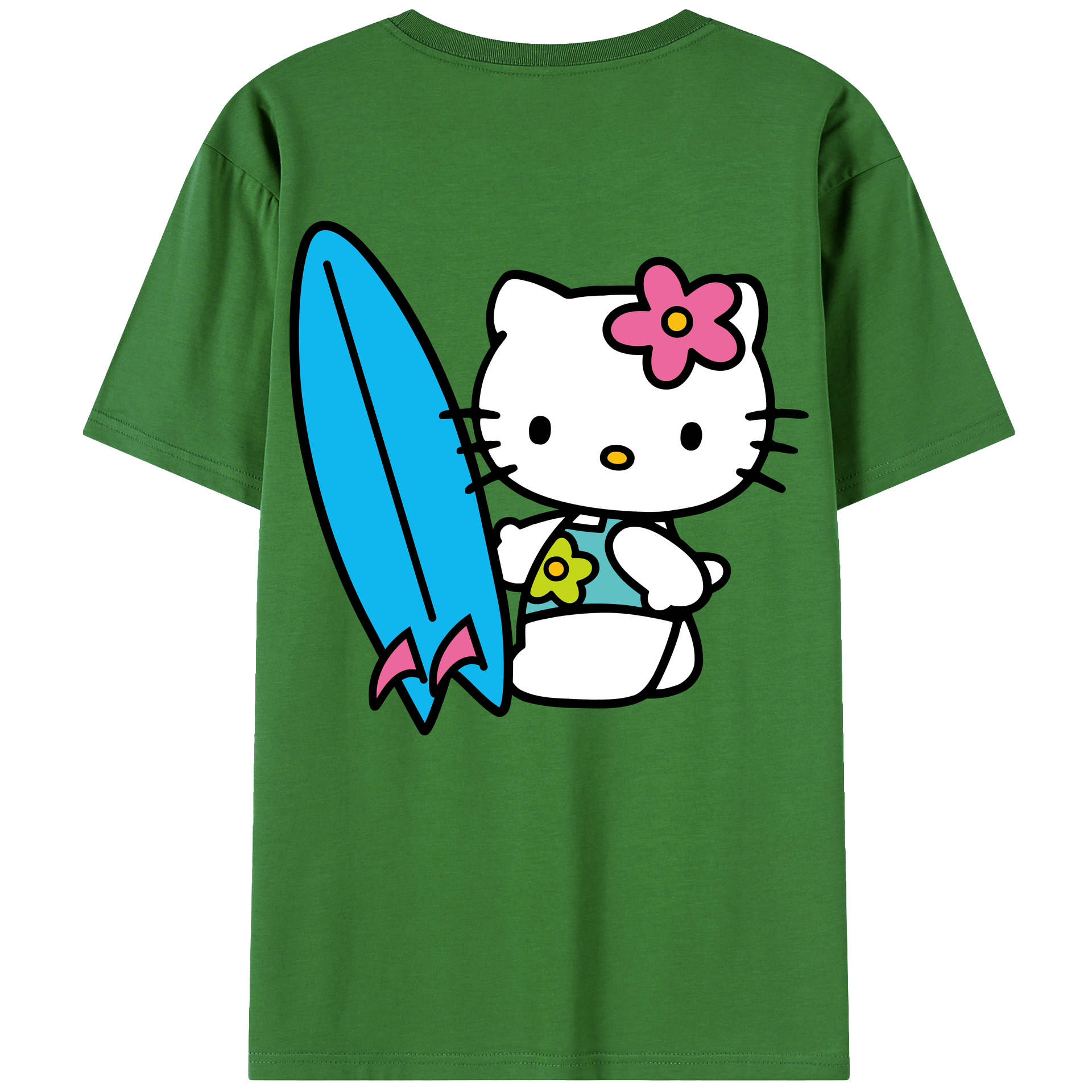 （画像用） Hello Kitty ハローキティ レディース半袖Tシャツ(バックプリント)
